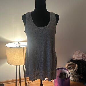 TNA Heather Gray Sleeveless Mini Dress
